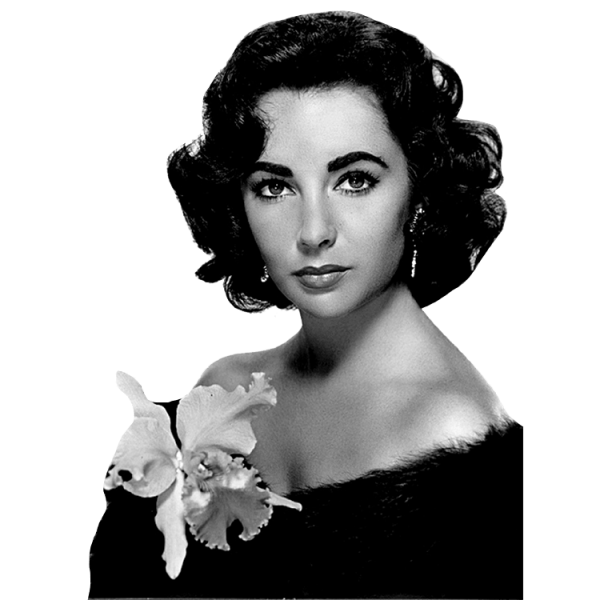 Audrey Hepburn Png File (black)