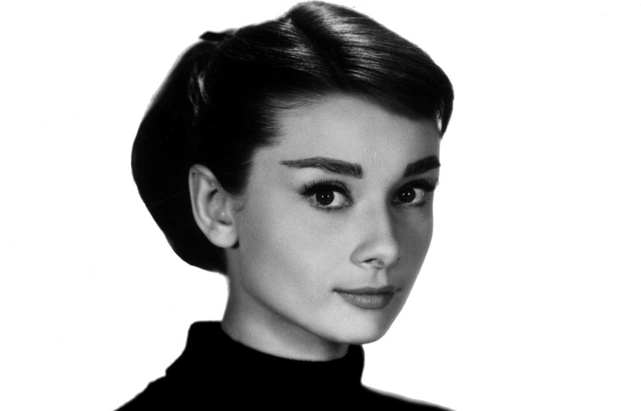 Audrey Hepburn Png Transparent (black, silver)