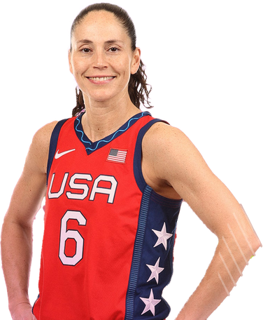 Sue Bird Png Transparent Image (black, red, chocolate)