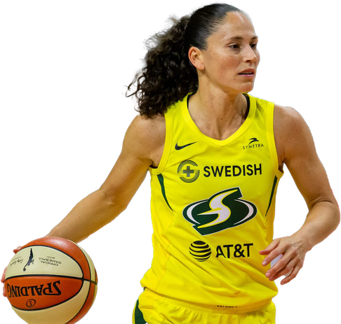 Sue Bird Transparent Png (black, gold)