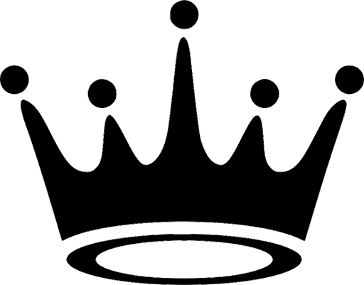 Queen Crown Background Png (gray, black)