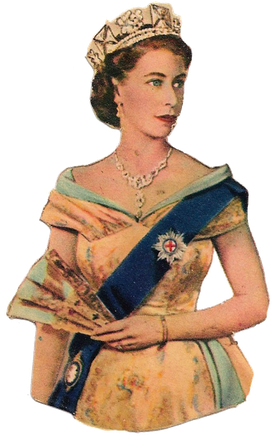 Queen Elizabeth Png Clipart (black)