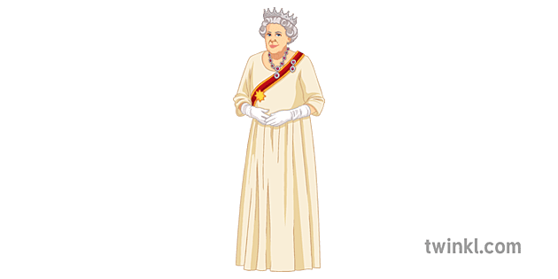 Queen Elizabeth Png File (gray, beige)