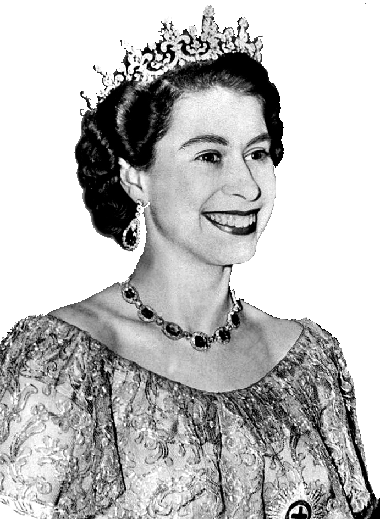 Queen Elizabeth Transparent Png (silver, gray, black)