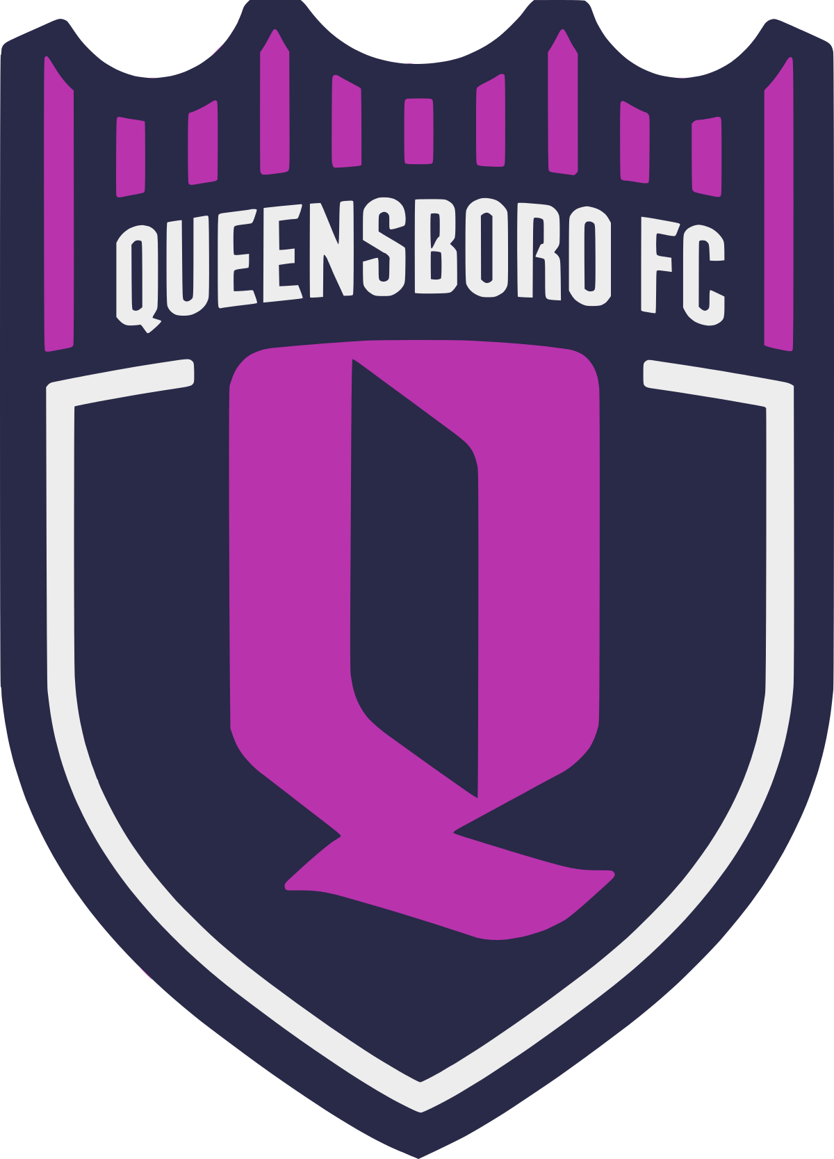 Queensboro Fc Png Hd (purple, navy, indigo, black)