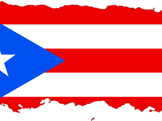 Puerto Rico Flag Png Image File (white, black, blue, red, pink)