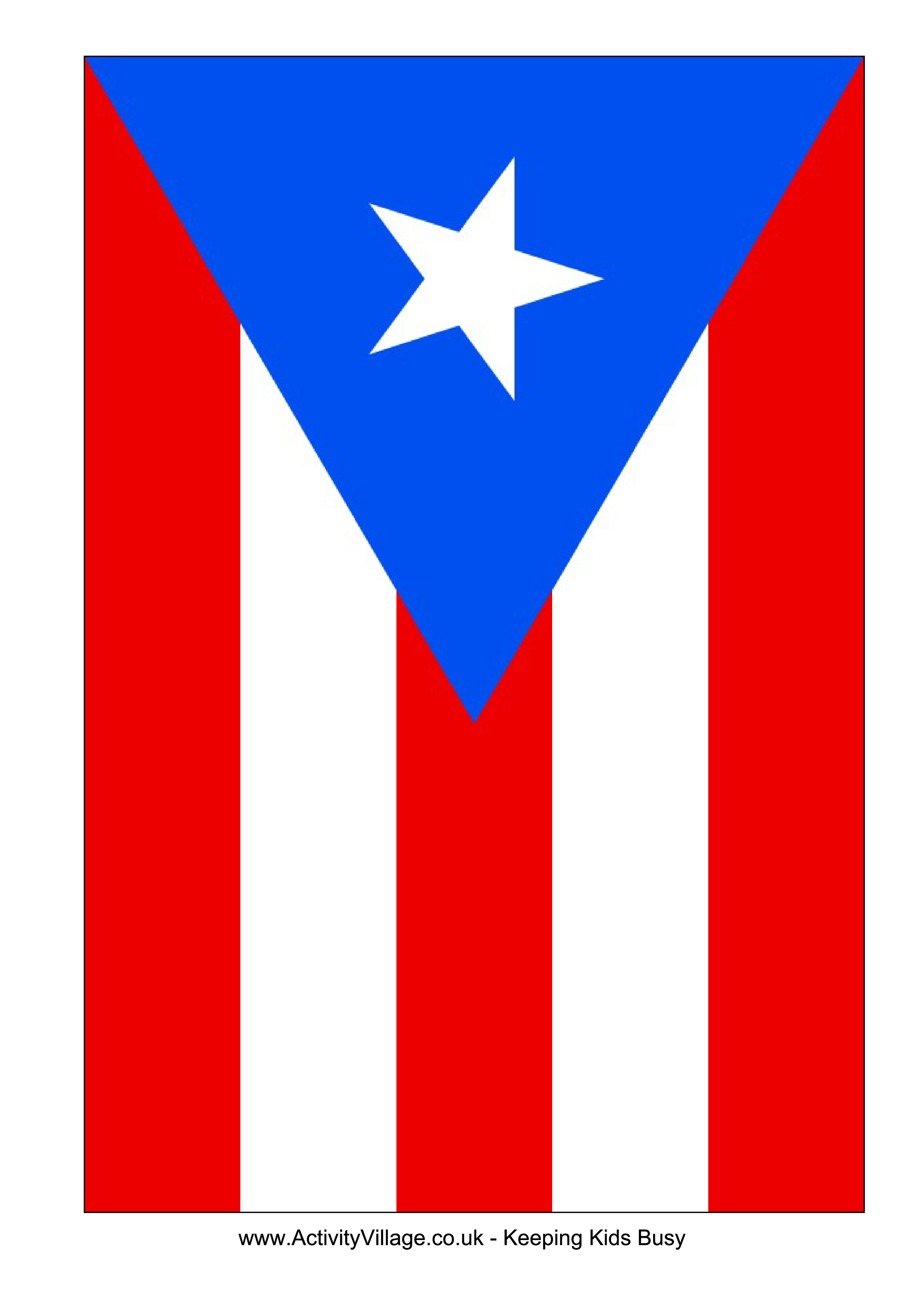 Puerto Rico Flag Png Image Hd (chocolate, white, blue, red, salmon)