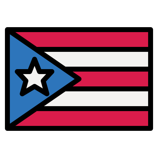 Puerto Rico Flag Png Pic (teal, maroon, black, red, beige)