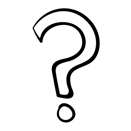 Question Mark Png File (gray, black)