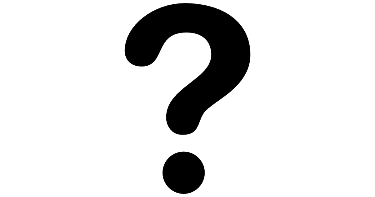 Question Mark Png Image (gray, white, black, lavender, silver)