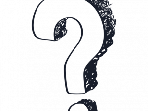 Question Mark Png Picture 300X225 (black)