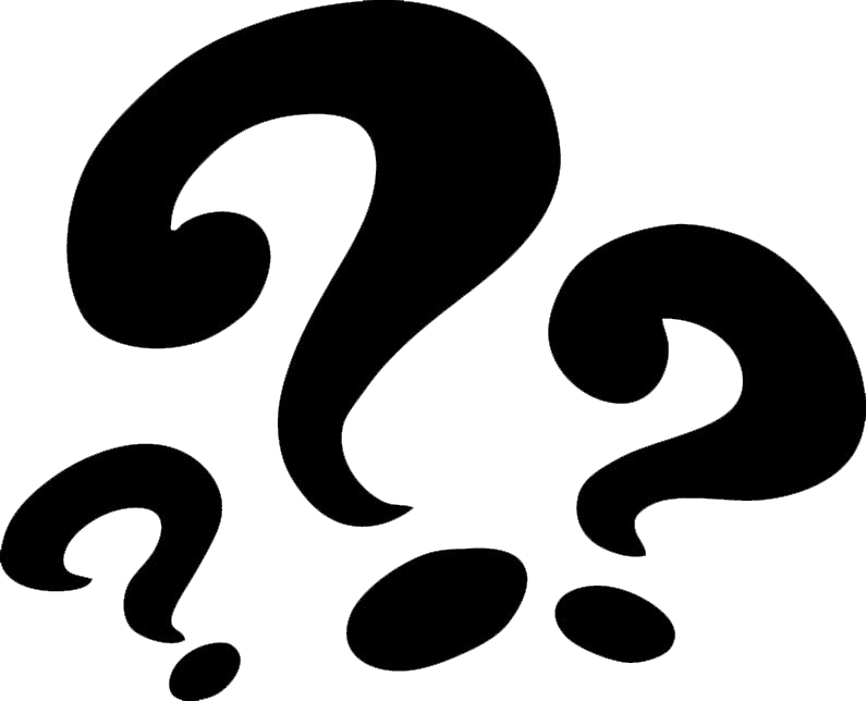 Question Mark Png Transparent (lavender, black, white)