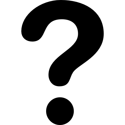 Question Mark Png (black, lavender, white)