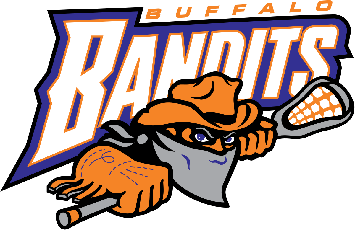 Buffalo Bandits Png (white, black, silver, orange, chocolate)