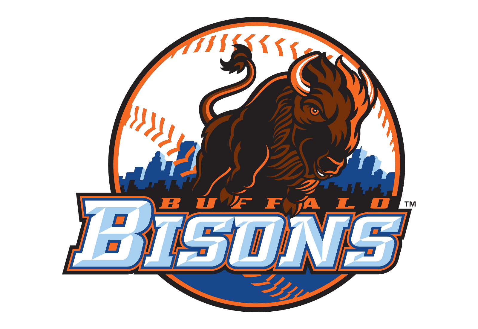 Buffalo Bisons Png Clipart (white, black, gray, teal)