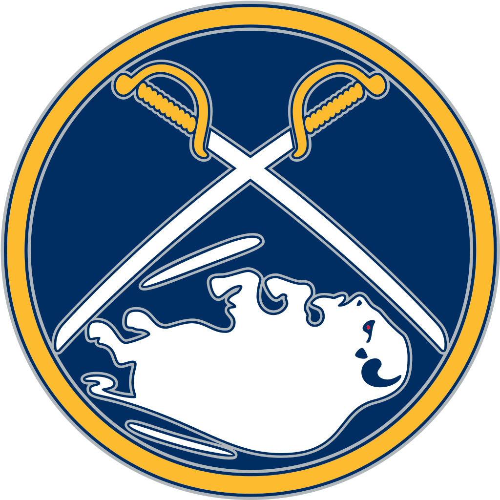 Buffalo Sabres Png (white, gold, orange, gray, navy)