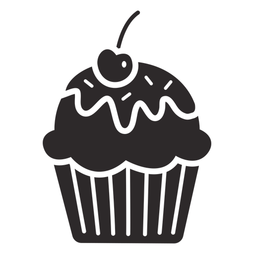 Muffin Png Hd Isolated (black)