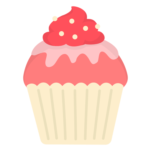 Muffin Png Picture (beige, pink, black, salmon)