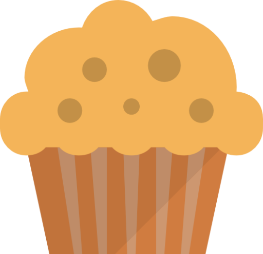 Muffin Icon Free Transparent Png Icon Download (chocolate, salmon, black)