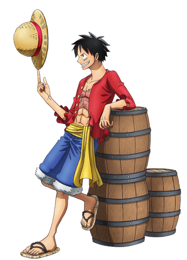 Luffy Png Free Download (gray, black)