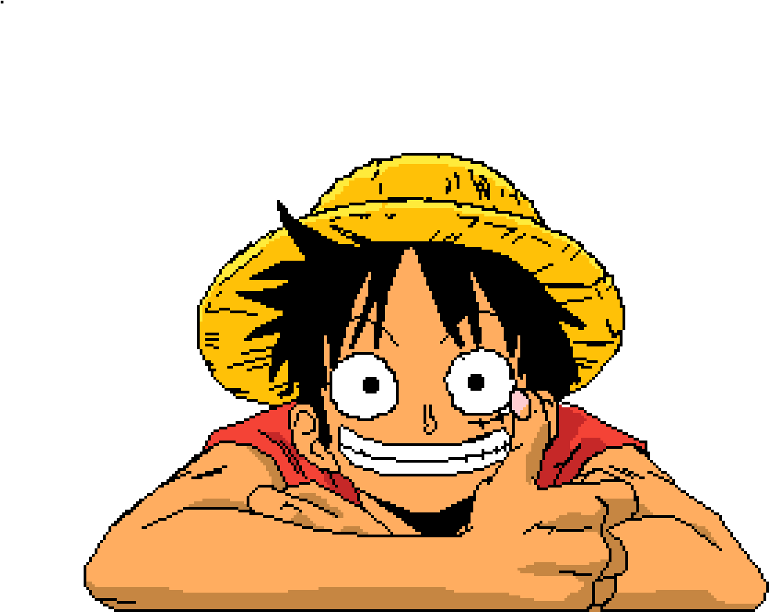 Luffy Png Hd (white, olive, black, salmon)