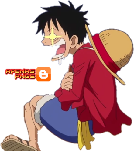 Luffy Png Transparent Image (maroon, black, gray, salmon)