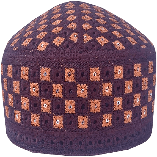 Kufi Hat Png Hd (indigo, black)