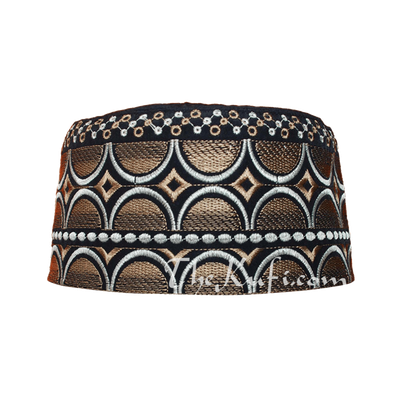 Kufi Hat Png Image (gray, olive, indigo, black)