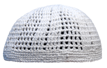 Kufi Hat Png Photo (white, silver, lavender, black)