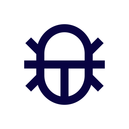 Bug 2 Free Png Icon (navy, black)