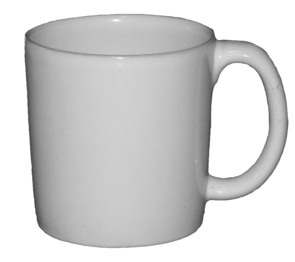 Mug Transparent (black, silver)