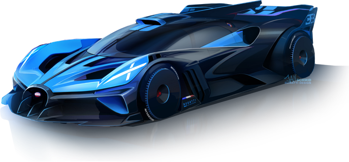 Bugatti Divo Png File (black)