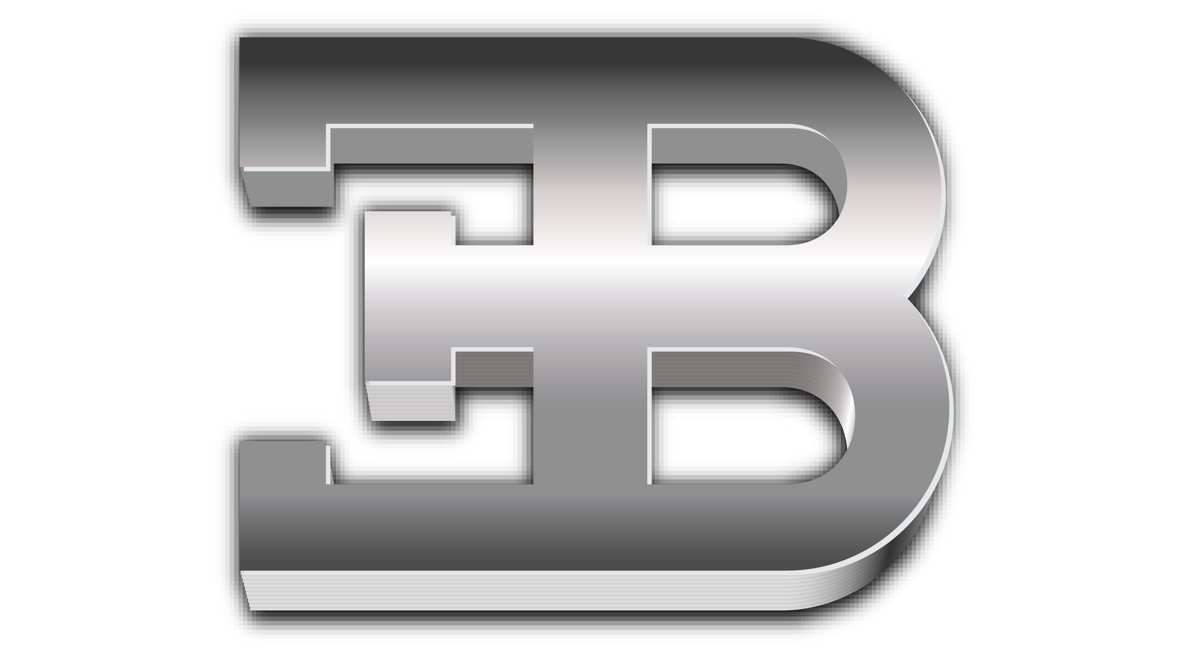 Bugatti Logo Png Image (white, black, gray)