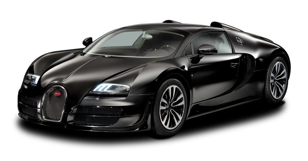 Bugatti Veyron Png Isolated File (black)