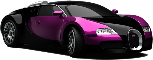 Bugatti Veyron Png Isolated Photo (black)