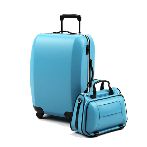 Luggage Png Image (gray, black)