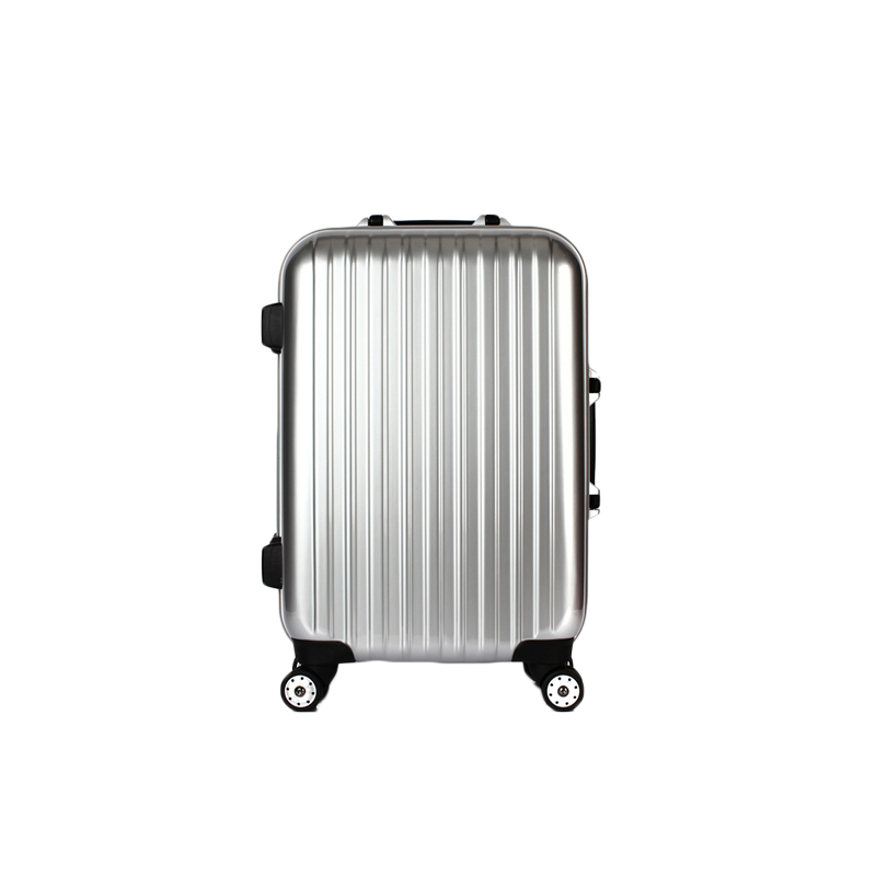 Luggage Png Picture (white, silver, lavender)