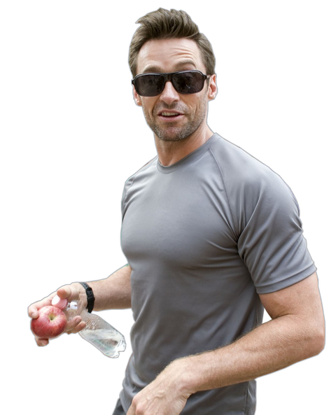 Hugh Jackman Transparent Png (gray, silver, black)