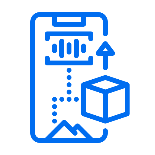 Augmented Reality Cube D Voice Phone Mountain Icon Free Transparent Png Icon Download (teal, blue, black, navy)