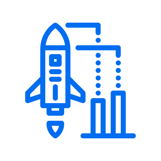 Augmented Reality Rocket Analysis Graph Chart Icon Free Transparent Png Icon Download (teal, blue, black)