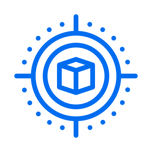 Augmented Reality Target Cube D Icon Free Nobackground Png Icon Download (navy, blue, black)