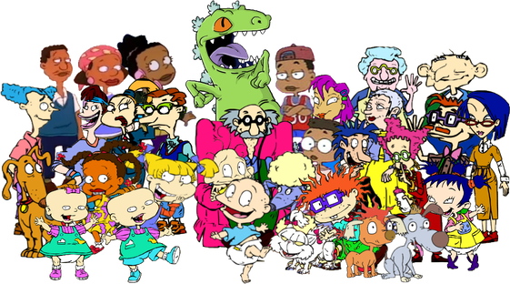 Rugrats Png Transparent (gray, salmon, black, beige)