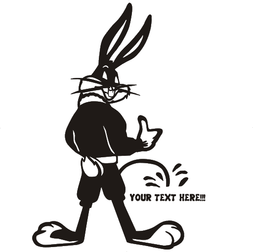 Bugs Bunny Download Png Image (black)