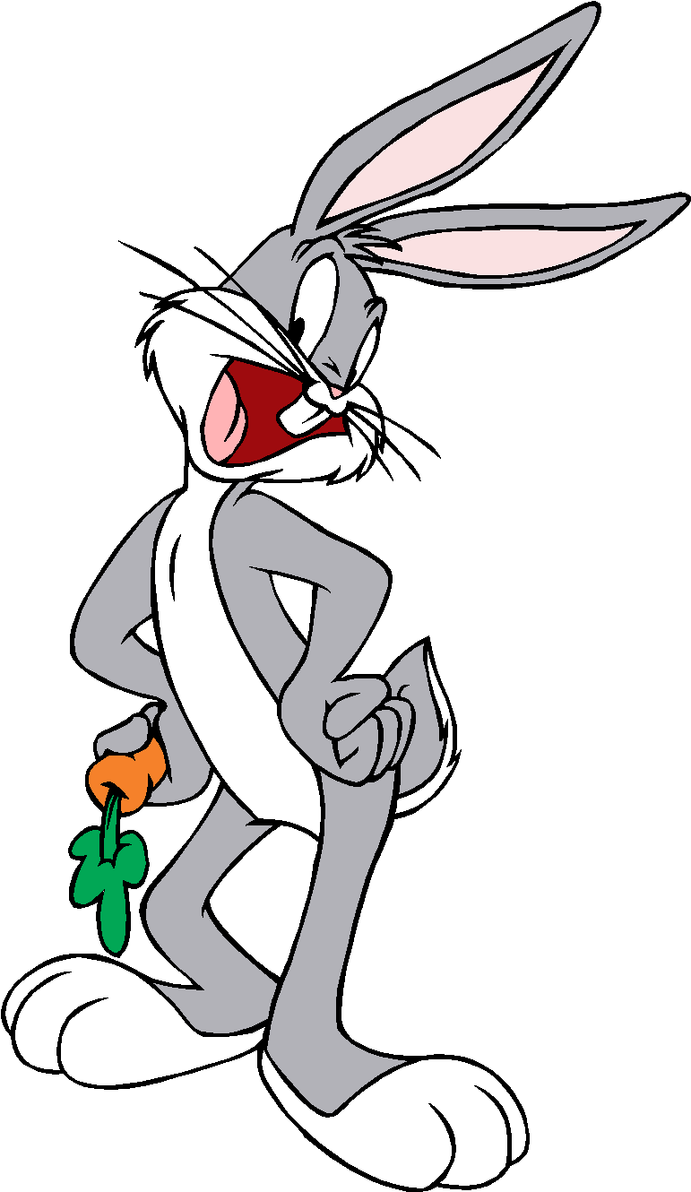 Bugs Bunny No Download Png Image (white, beige, black, silver)