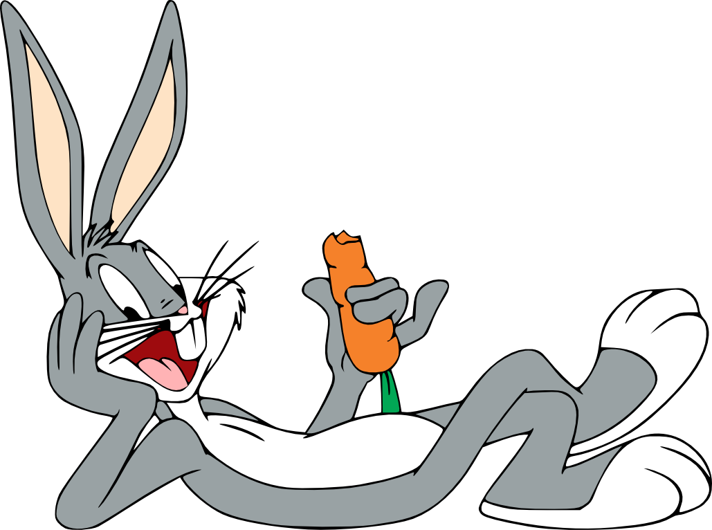 Bugs Bunny No Png Isolated File (white, beige, silver, gray)