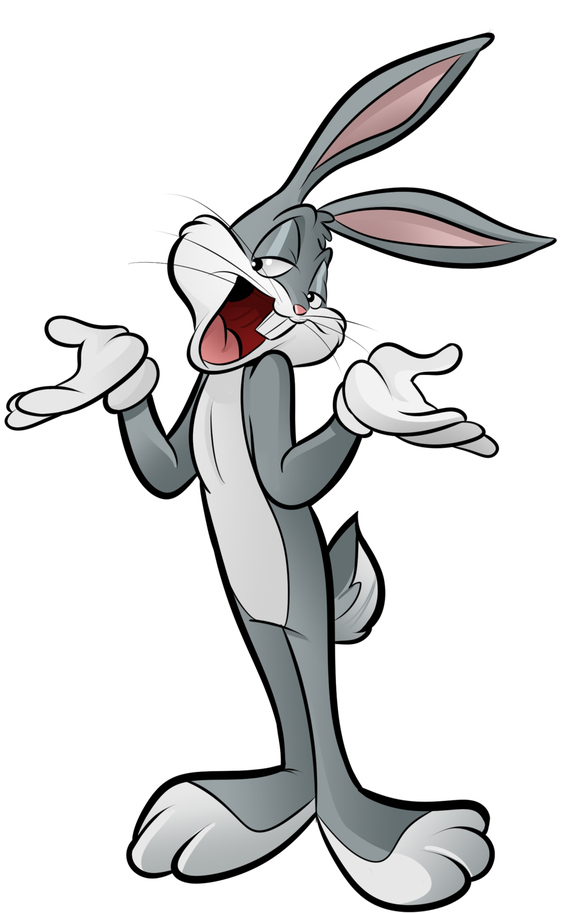 Bugs Bunny Png Background Image (lavender, black, gray, silver)