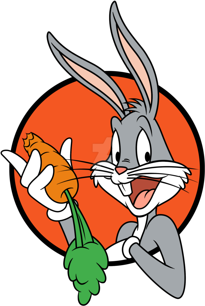 Bugs Bunny Png File (white, black, silver, gray, chocolate)