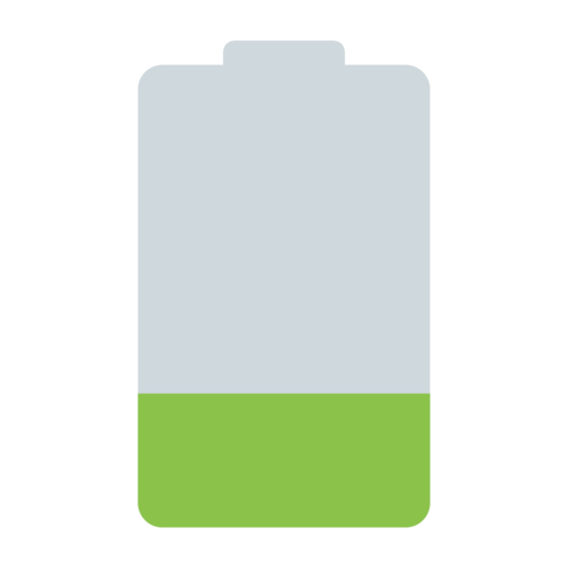 Gui Battery Low Free Png Icon (silver, lavender, black, gray)