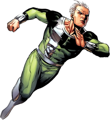 Quicksilver Marvel Png File (black, white)