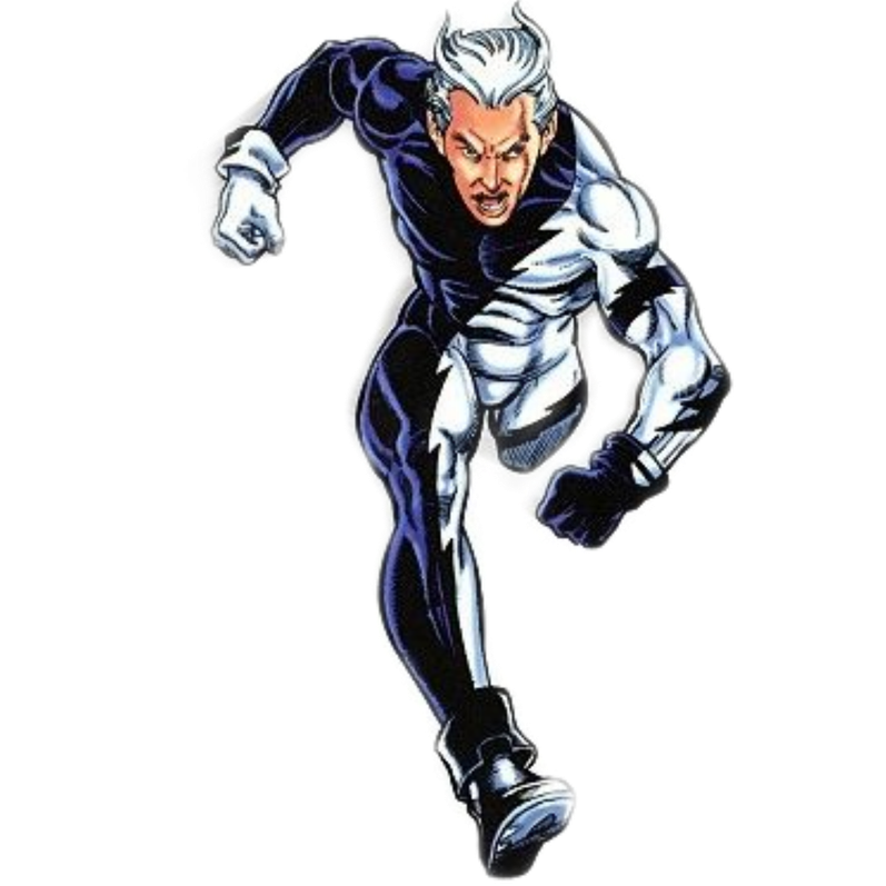 Quicksilver Marvel Png Hd (lavender, black, white)